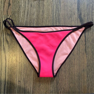 Victoria Secret bright pink bathing suit bottoms size medium